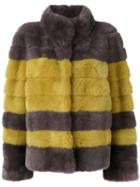 Liska Striped Jacket - Yellow