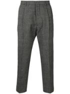 Ami Paris High-waisted Pleated Trousers - Grey