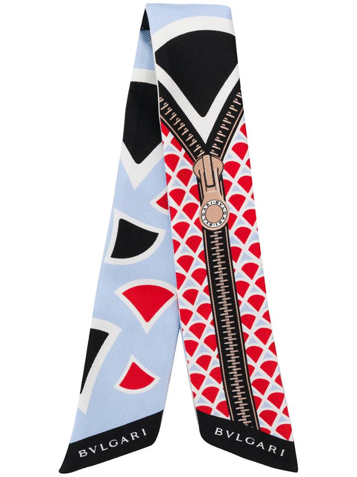 Bulgari Patterned Neck Tie - Multicolour