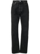 Levi's: Made & Crafted Straight Jeans - Black