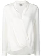 Mumofsix Relaxed Wrap Blouse - White