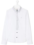 Armani Junior Classic Tie Shirt - White