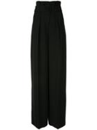 Paule Ka High-waist Tailored Trousers - Black