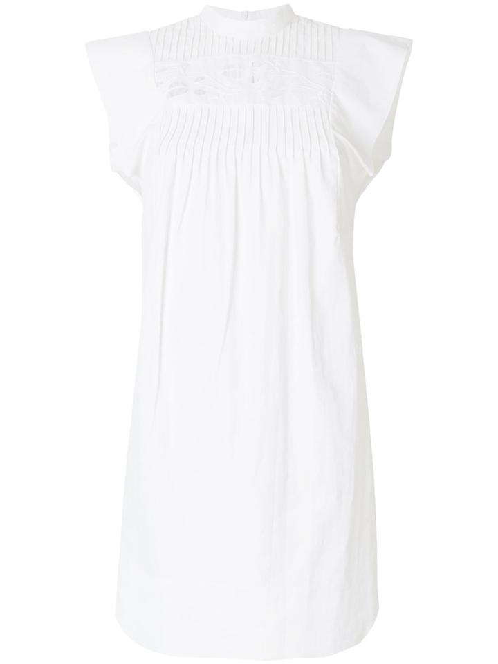 Chloé Cut Out Detail Shift Dress - White