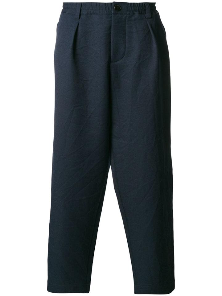 Marni Wide-leg Tailored Trousers - Blue