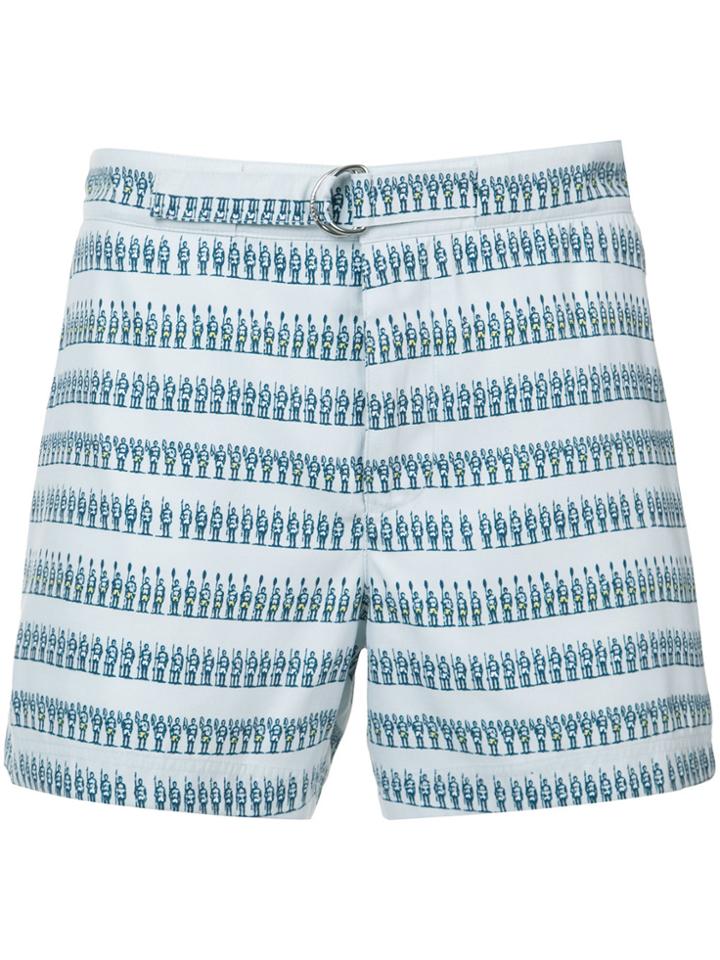 Katama Striped Shorts - Blue