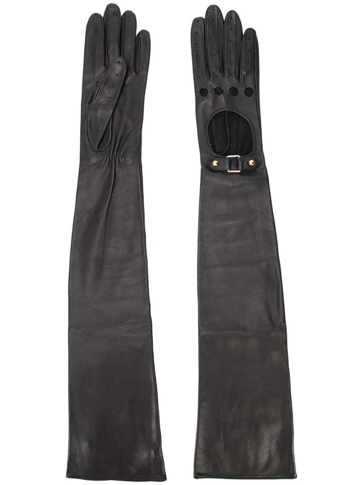 Perrin Paris Long-sleeve Gloves - Black