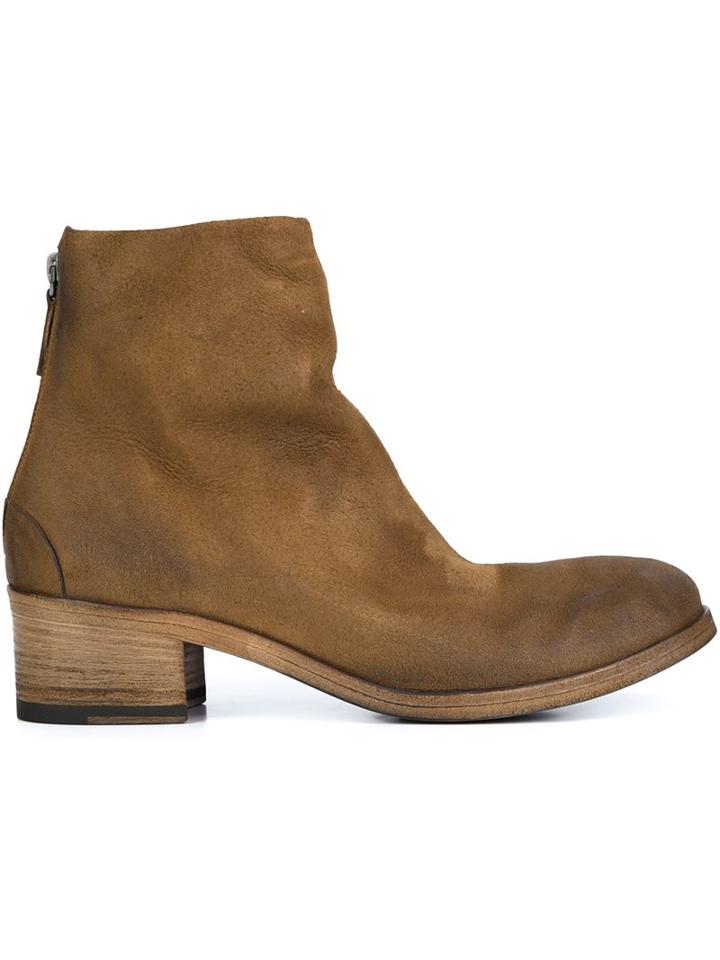 Marsèll 'listo' Back Zip Ankle Boots