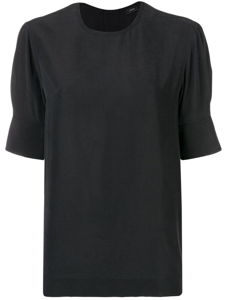Joseph Short Sleeved Blouse - Black