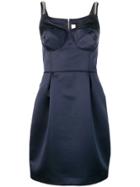 Victoria Victoria Beckham Short Fitted Dress - Blue