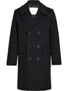 Mackintosh Black Wool & Cashmere Long Pea Coat Gm-051f