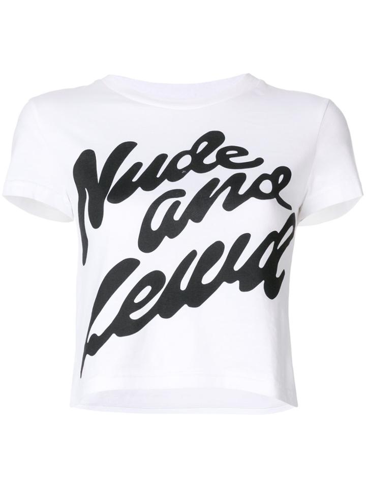 House Of Holland Slogan T-shirt - White