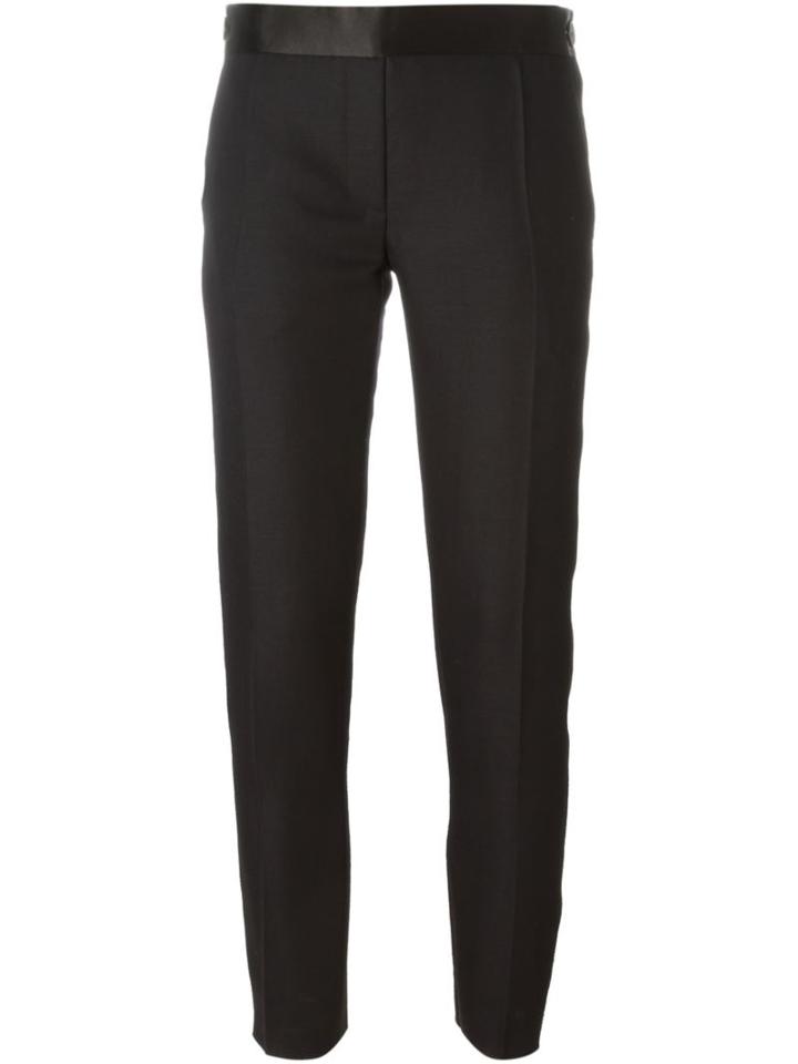 Victoria Beckham - Tuxedo Trousers - Women - Silk/cotton/polyamide/wool - 10, Black, Silk/cotton/polyamide/wool