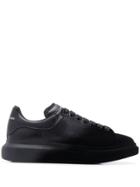 Alexander Mcqueen Velvet Front Sneakers - Black