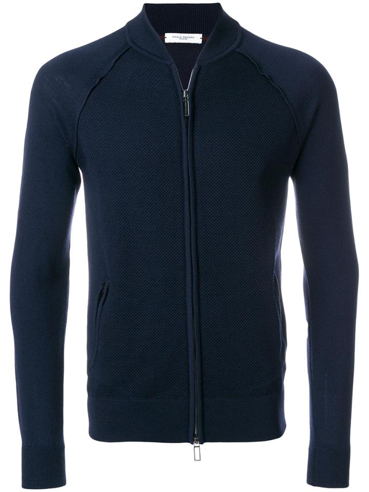 Paolo Pecora Zipped Sweatshirt - Blue