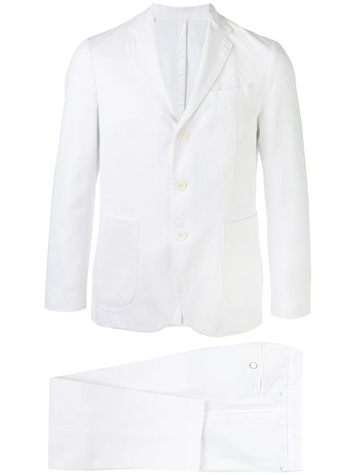 Doppiaa Dinner Suit, Men's, Size: 50, White, Cotton