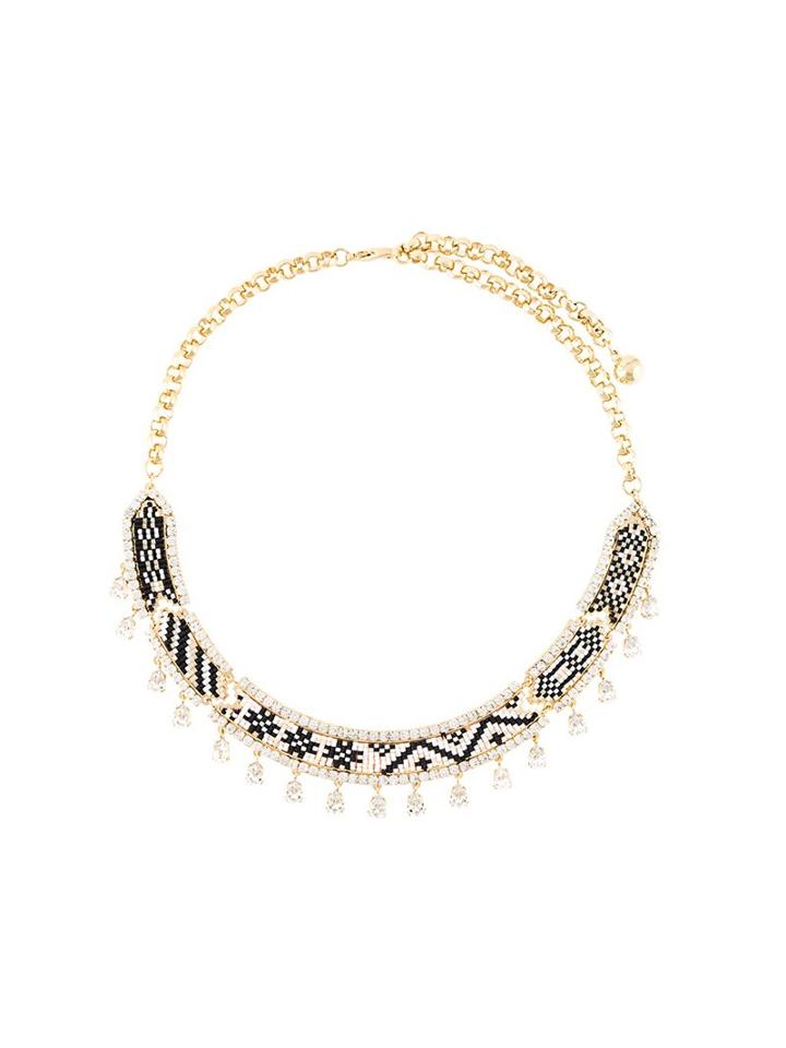 Shourouk 'mamba' Necklace, Women's, Black