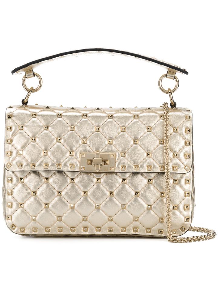 Valentino Rockstud Handbag - Nude & Neutrals