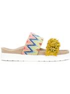 Inuiki Woven Strap Sandals - Multicolour
