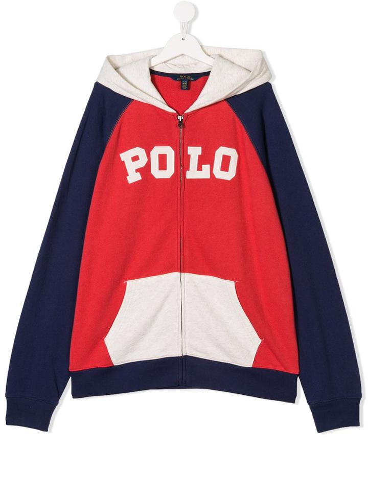 Ralph Lauren Kids Teen Full-zipped Hoodie - Red