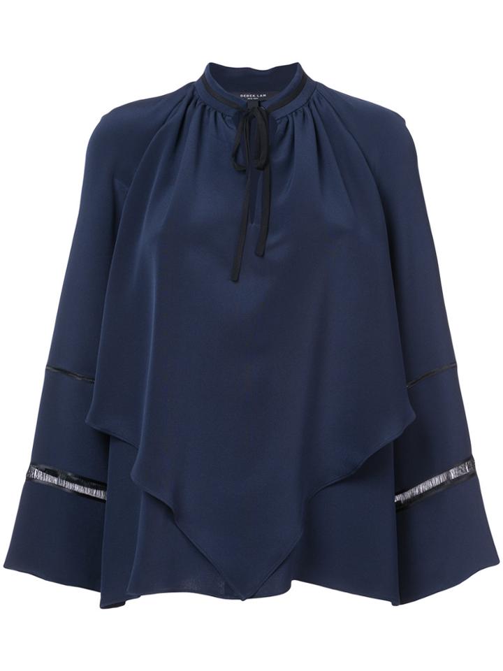 Monographie Blouse With Tiered Button Cuffs - Blue