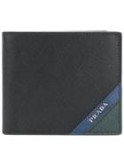 Prada Saffiano Bi-fold Wallet - Black