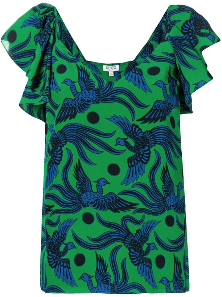 Kenzo Flying Phoenix Top - Green