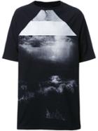 Nil0s Nature Print T-shirt, Men's, Size: 0, Black, Cotton