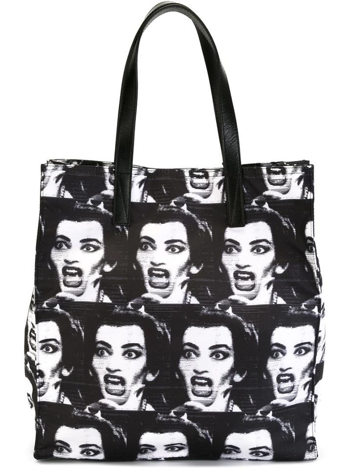 Marc Jacobs Printed 'b.y.o.t. Ns' Tote