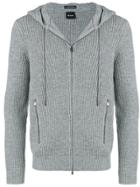 Boss Hugo Boss Hooded Cardigan - Grey