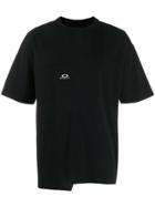 Oakley By Samuel Ross Logo Print Asymmetric T-shirt - Black