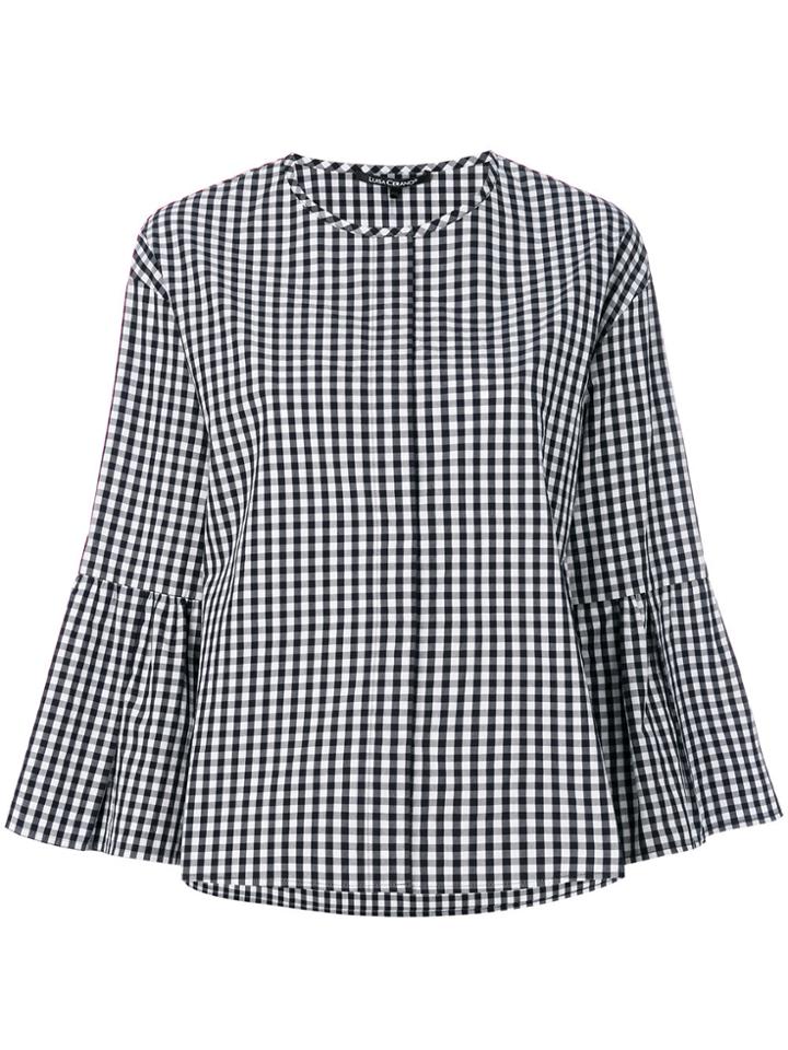 Luisa Cerano Checked Blouse - Blue