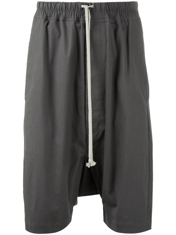 Rick Owens - 'pod' Shorts - Men - Cotton/rubber - 50, Brown, Cotton/rubber