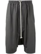 Rick Owens - 'pod' Shorts - Men - Cotton/rubber - 50, Brown, Cotton/rubber