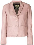 S.w.o.r.d 6.6.44 Leather Blazer - Pink & Purple