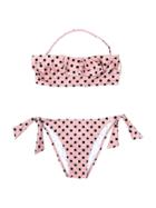 Elisabetta Franchi La Mia Bambina Polka Dot Bikini - Pink & Purple