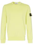 Stone Island Limoncello Yellow Crew Neck Cotton Jumper
