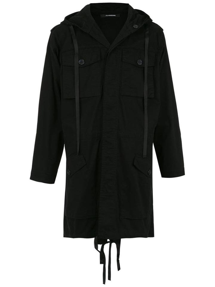 À La Garçonne Gato Long Parka - Black
