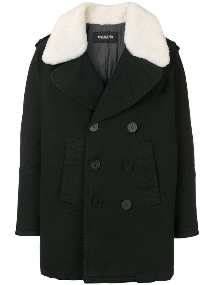 Neil Barrett Neil Barrett Bca263ch007t 429kaki-azul Cotton - Black