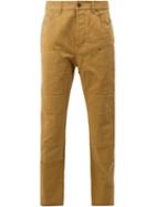 Lanvin Panelled Denim Trousers - Yellow
