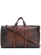 Orciani Distressed-effect Holdall - Brown