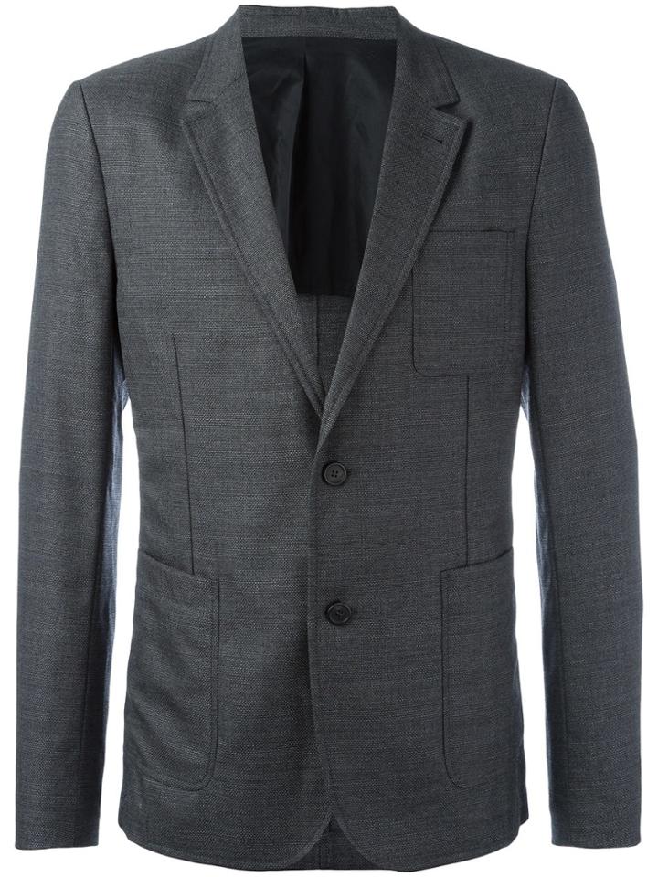Ami Alexandre Mattiussi Half Lined 2 Button Jacket - Grey