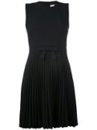 Red Valentino - Fit And Flared Dress - Women - Polyester/spandex/elastane/acetate/viscose - 40, Black, Polyester/spandex/elastane/acetate/viscose