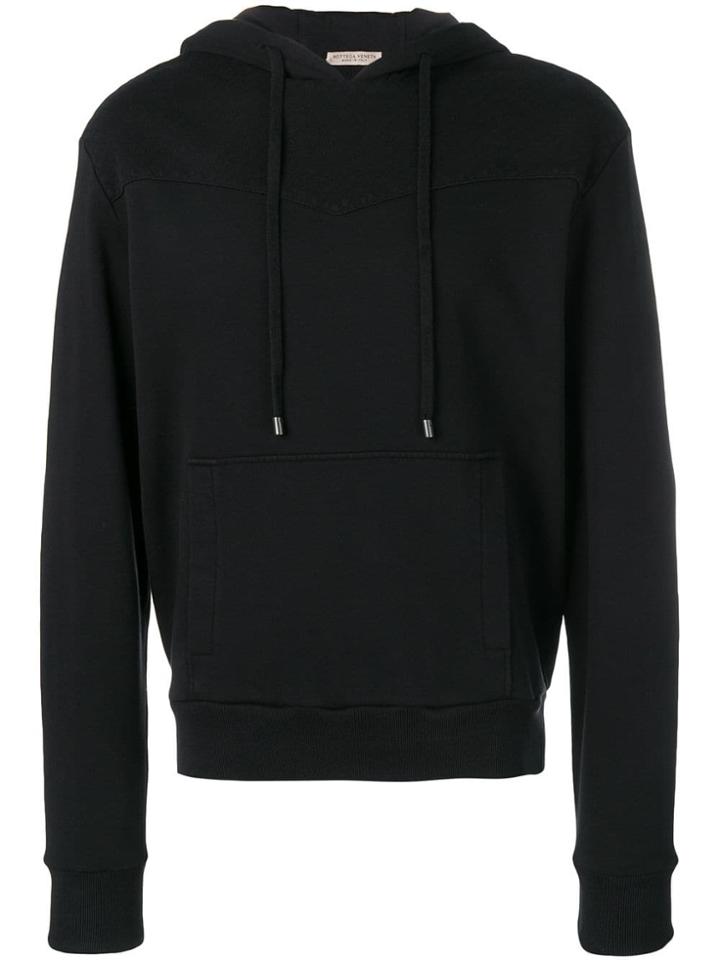 Bottega Veneta Intrecciato Detail Hoodie - Blue