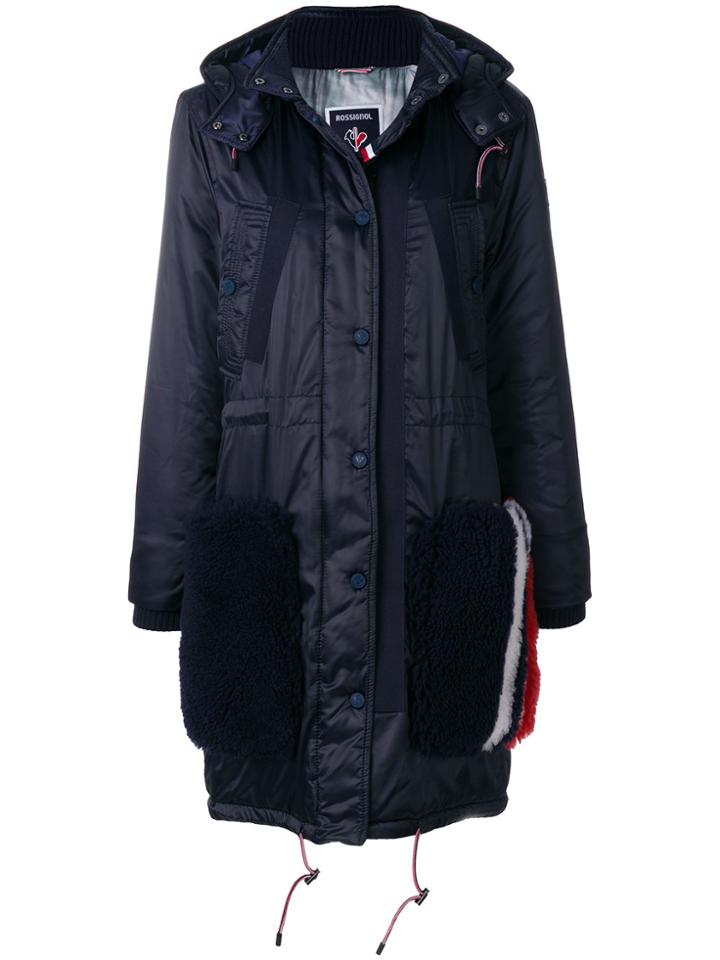 Rossignol Hooded Parka Coat - Blue