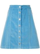 Être Cécile Corduroy Short Skirt - Blue