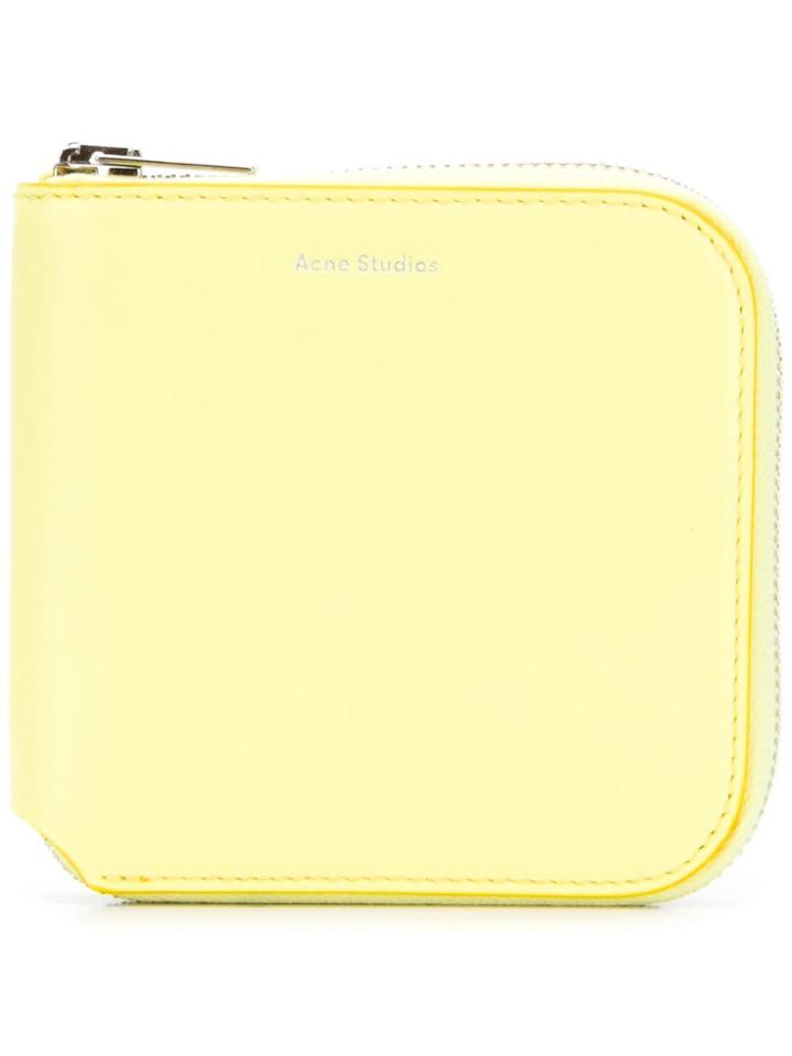 Acne Studios Csarite S Wallet - Yellow