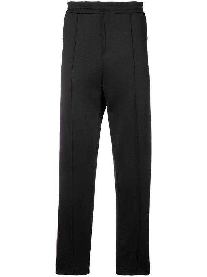 Joseph Stripe Detail Track Trousers - Black