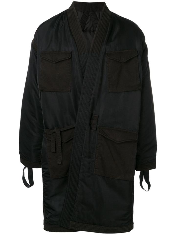 Maharishi Belted Midi Jacket - Black