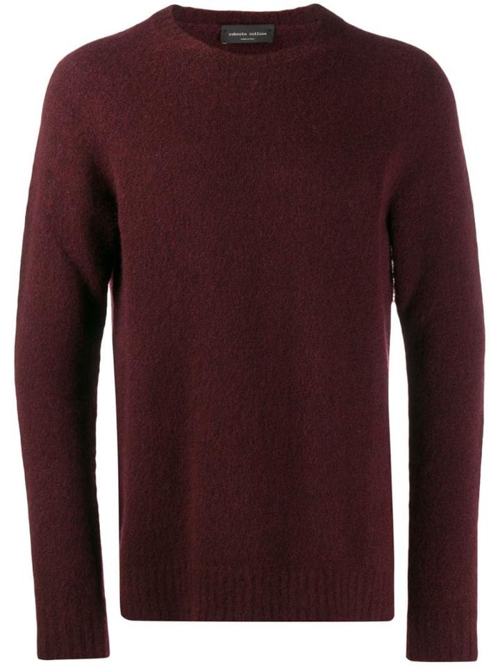 Roberto Collina Slim-fit Wool Sweater - Red